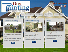 Tablet Screenshot of guypainting.com